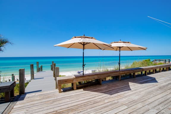 Sand and Sun 30A Beachfront Townhome, Golf Cart - Image 1