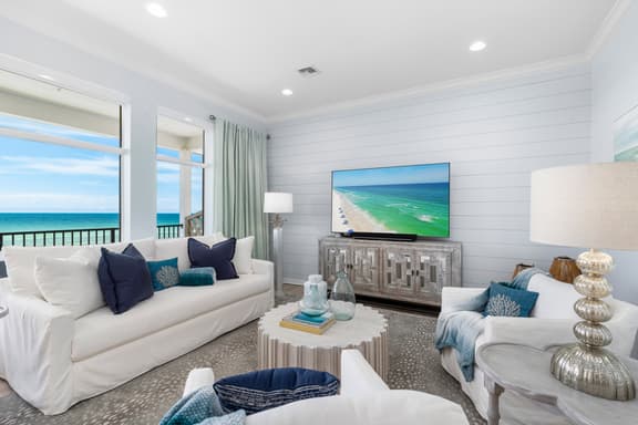 SAND-orini SEA-renity, Beachfront Penthouse Condo, Pool - Image 1